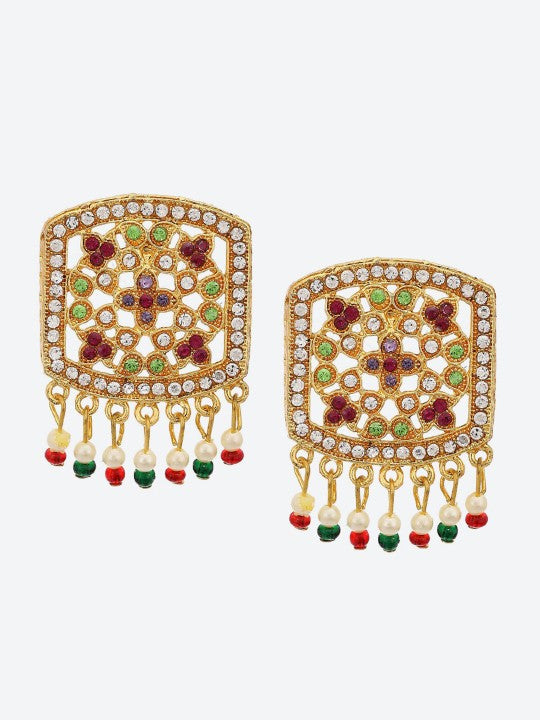 Floral Beaded Jewellery Set