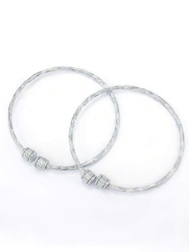 Stainless Steel Kada Trendy Bracelet Pair