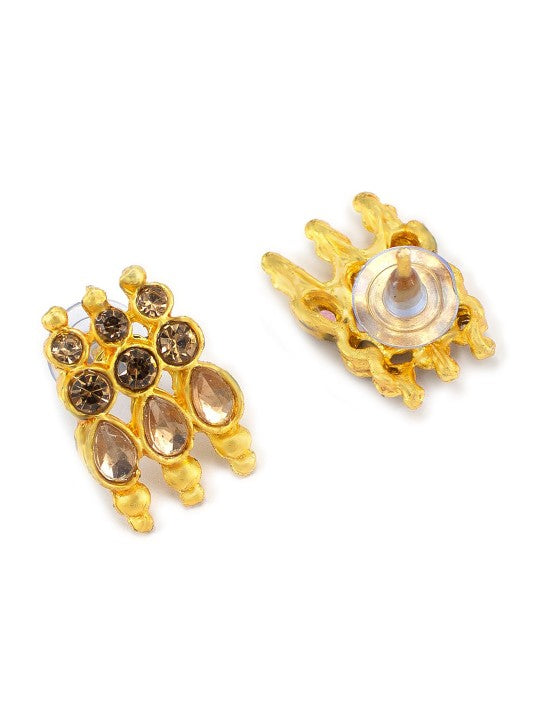 Gold Plated Stones Studded Jewellery Set