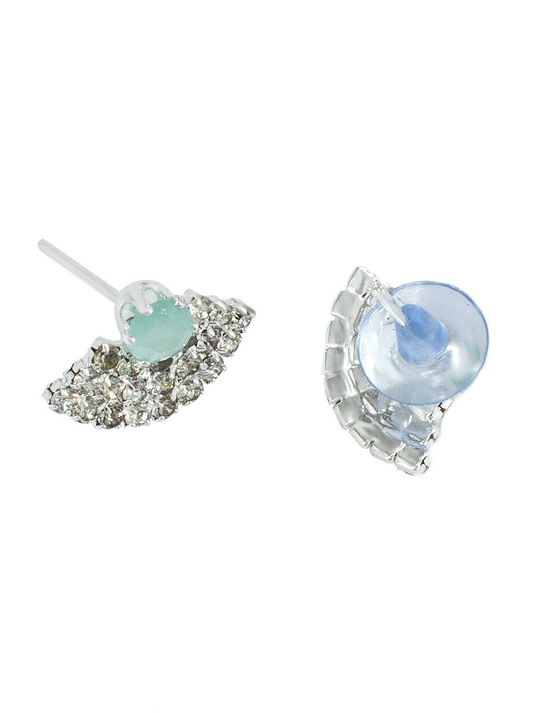 Silver Plated CZ-Studded Jewellery Set