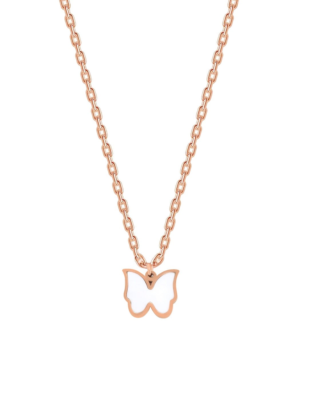 Anti Tarnish Stainless Steel Butterfly Necklace