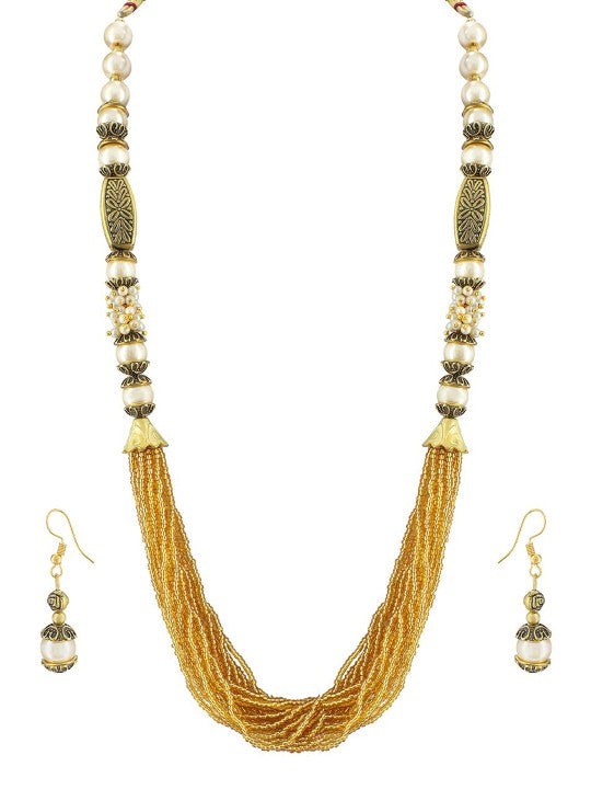 Beaded Long Jewellery Set