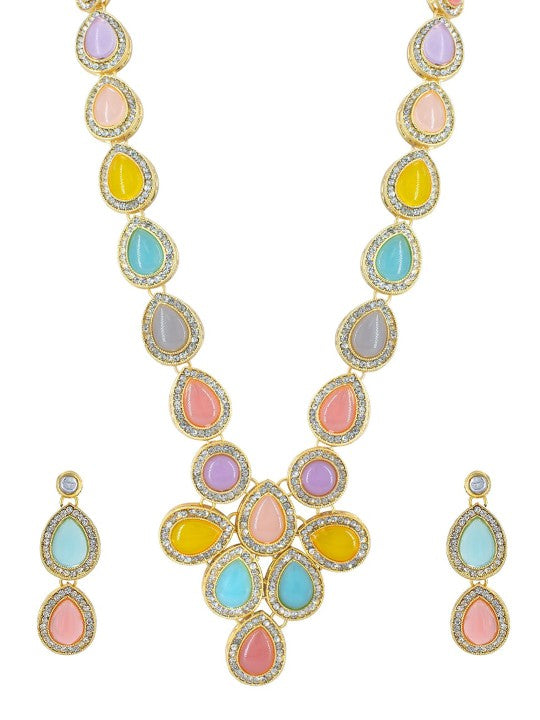 Multicolor Crystal Jewellery Set