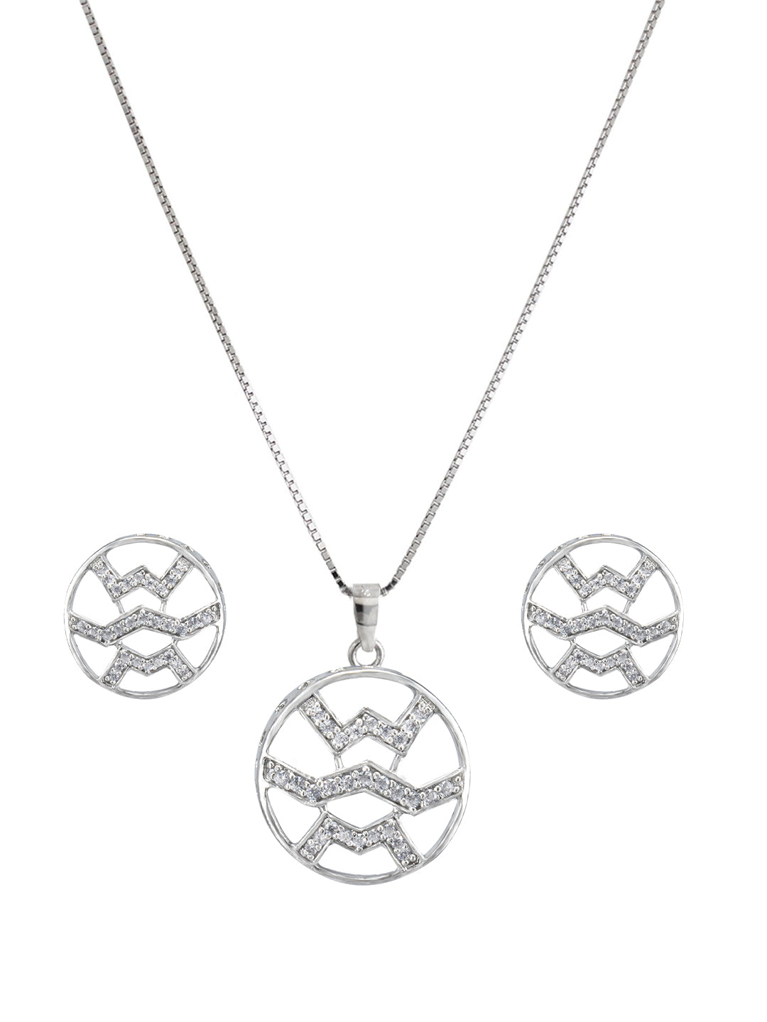 Circular AD Pendant Set