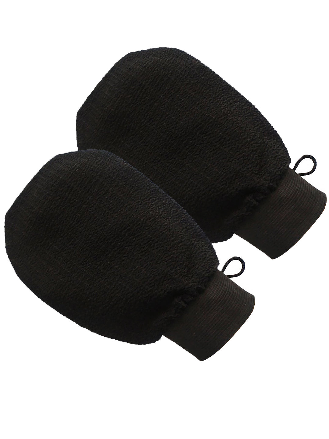 Set Of 2 Exfoliating Bath Gloves Body & Face