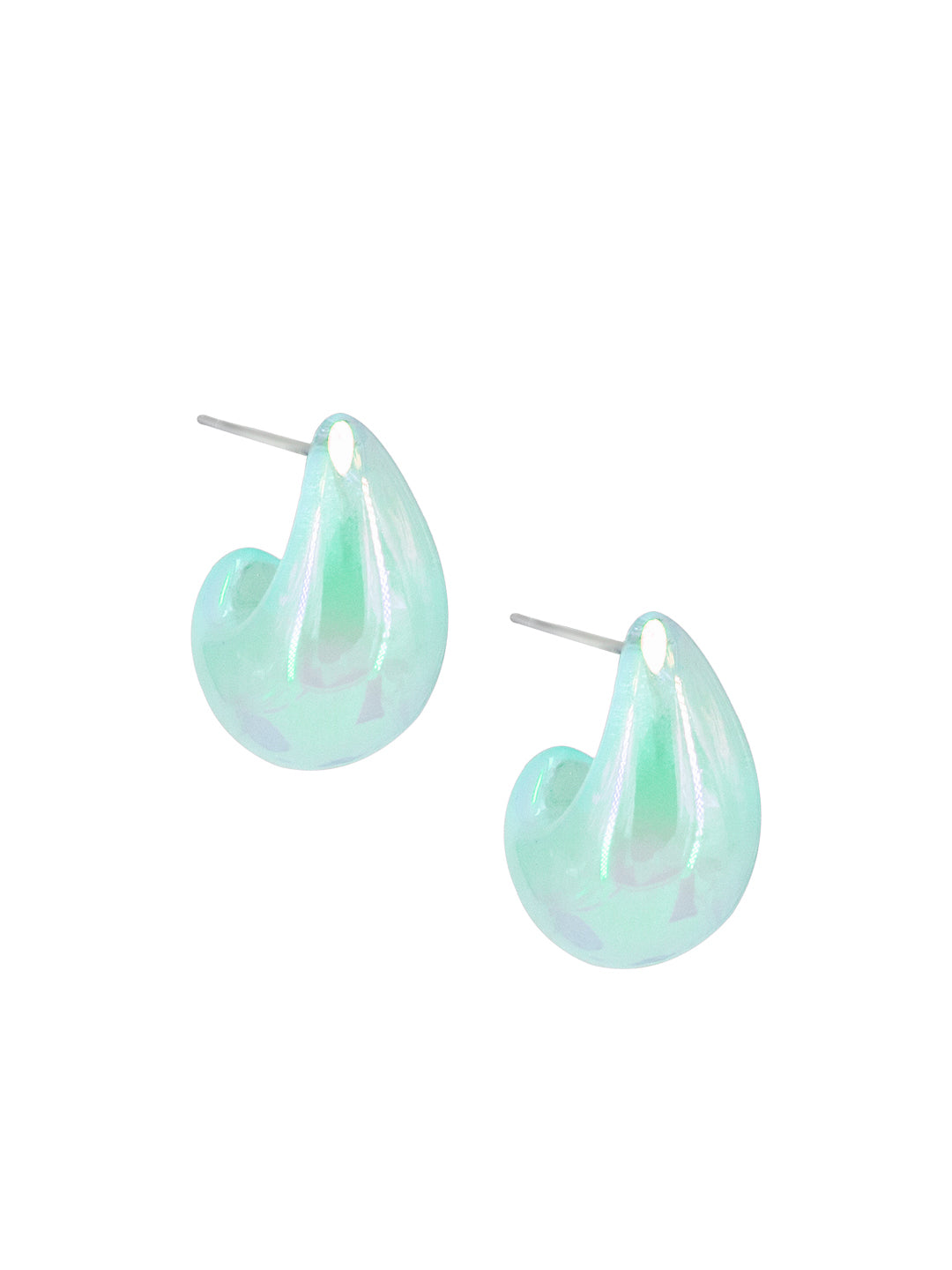 Mint Green Chunky Doom Earrings