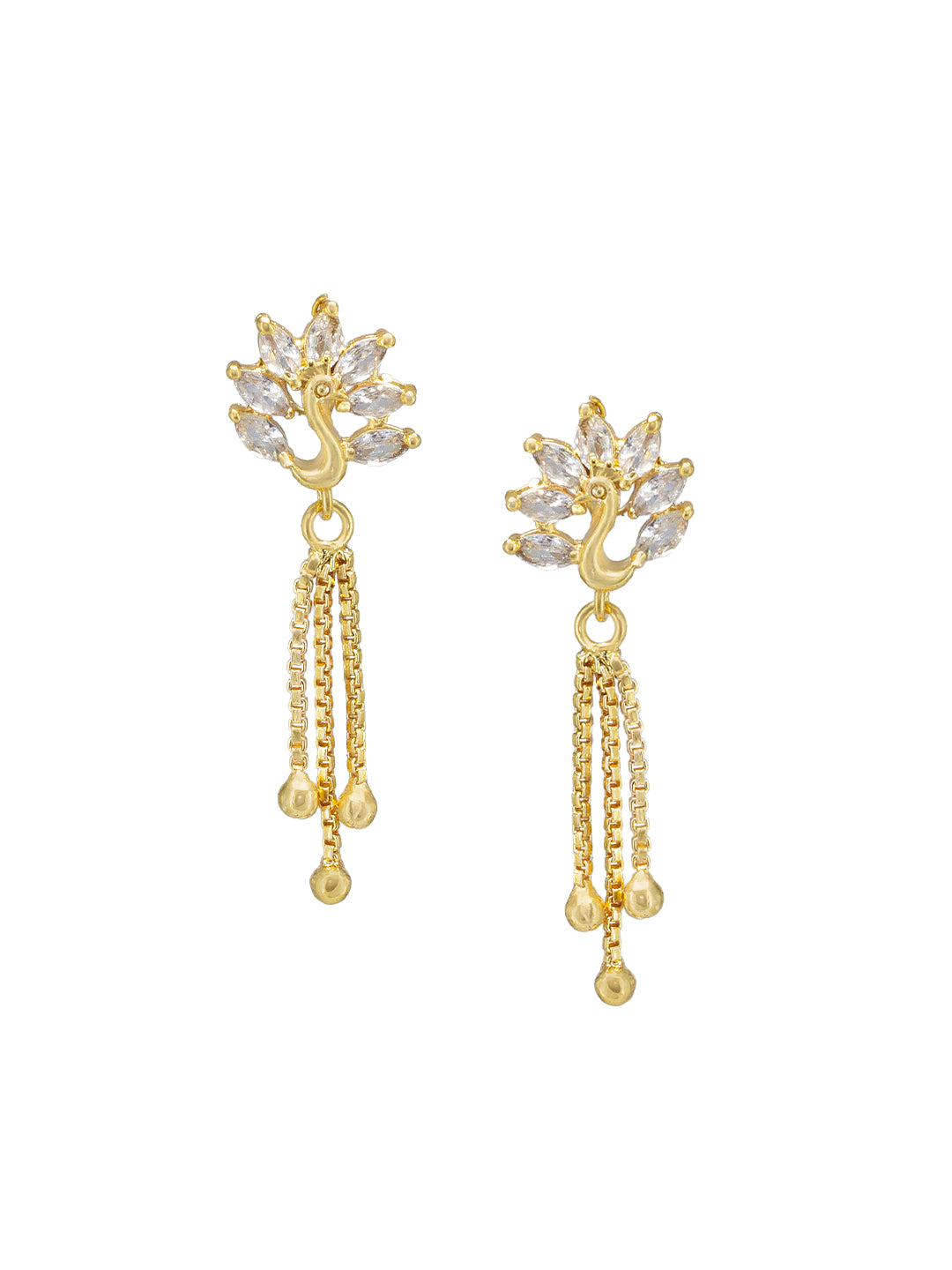 Peacock AD Drop Earrings
