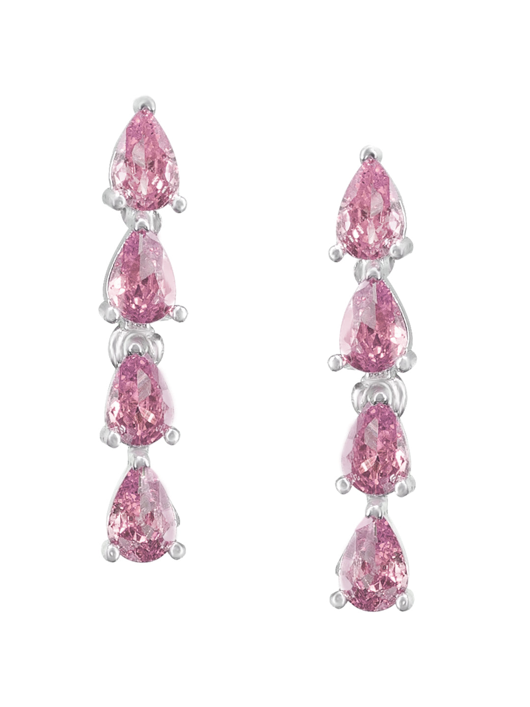 Pink AD Jewellery Set