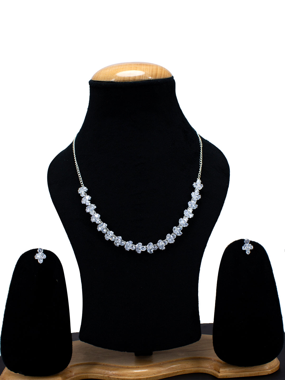Floral Crystal Jewellery Set