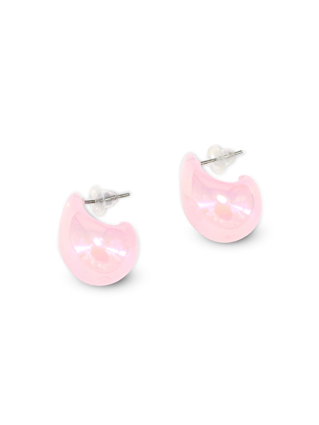 Pink Chunky Doom Earrings
