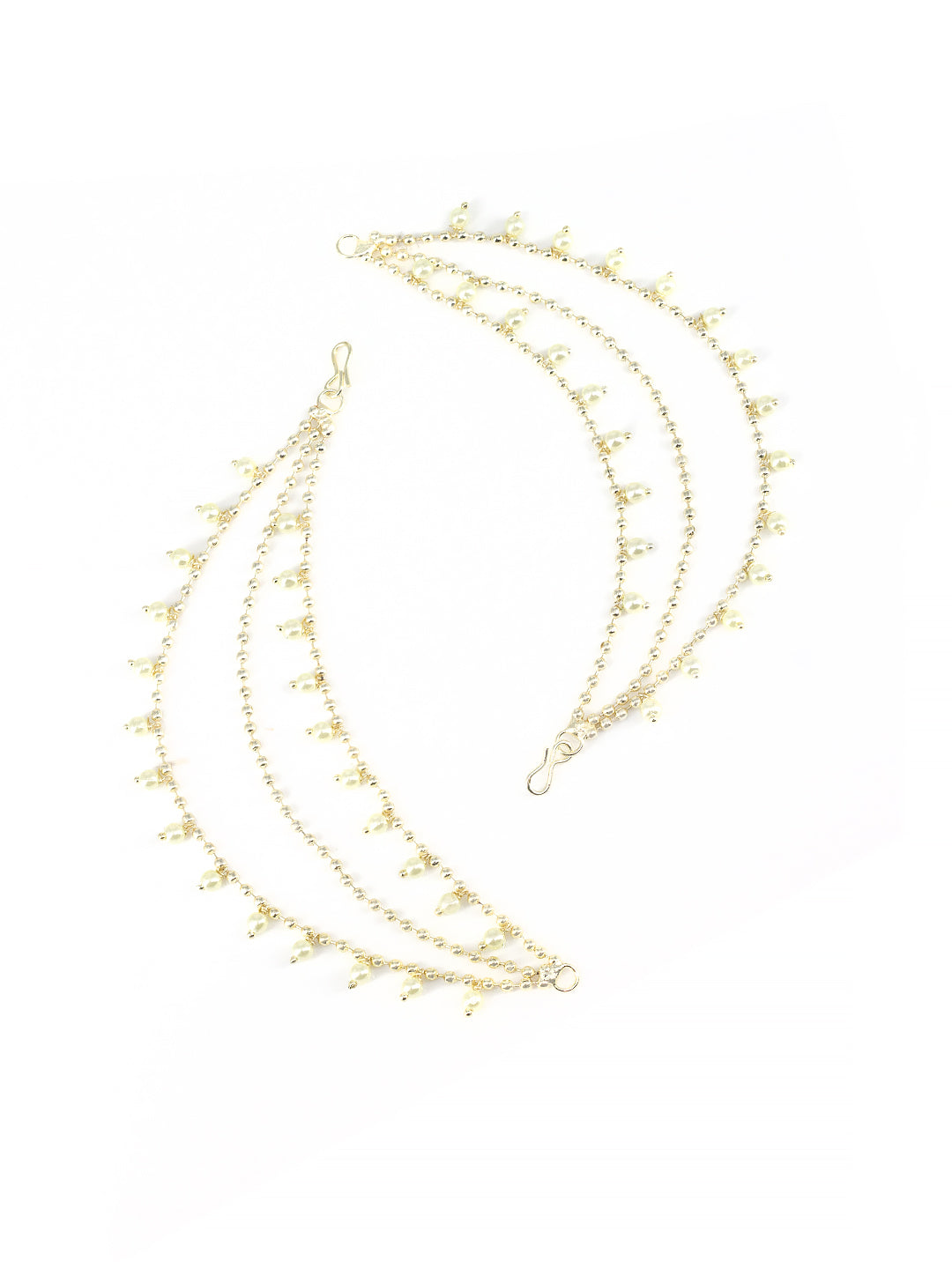 Bahubali Ear Chain 3 Layered