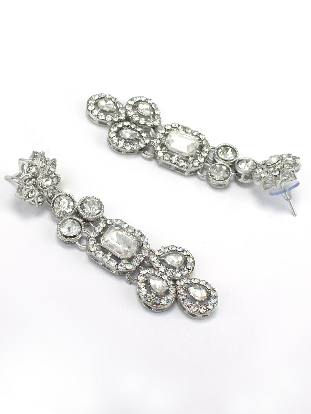 Crystal Jewellery Set With Maang Tika