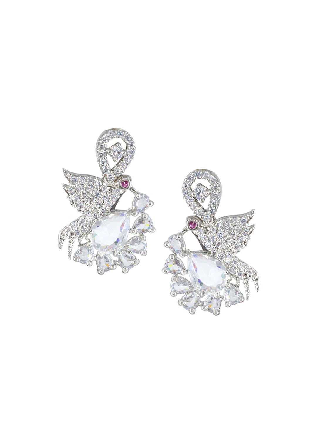 AD Bird Designer Sleek Jewellery Set with Earrings
