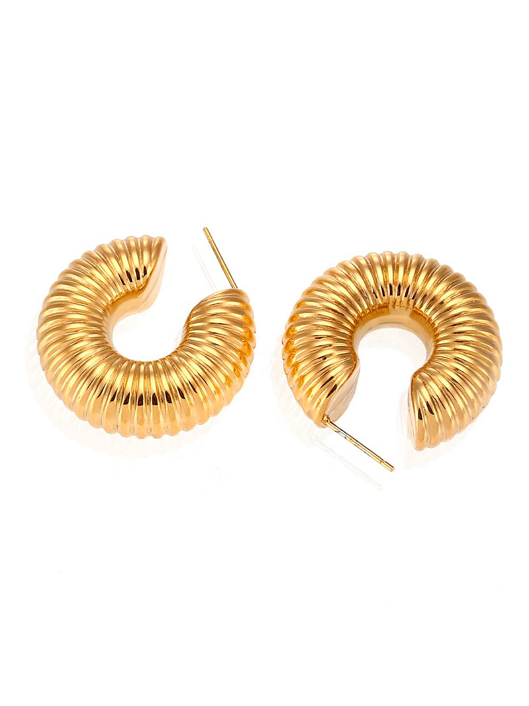 Trendy Half Hoop Earrings