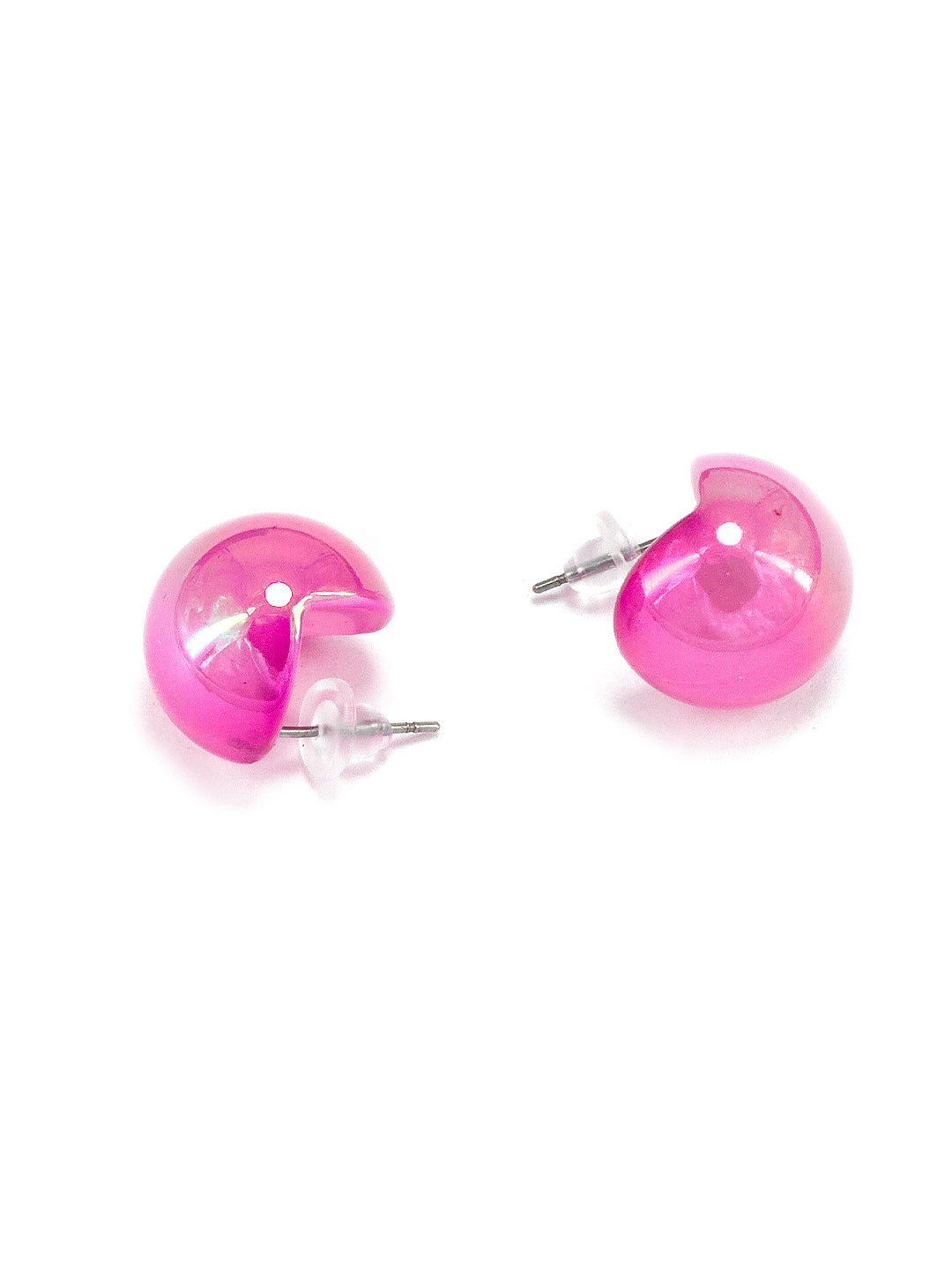 Pink Chunky Doom Earrings