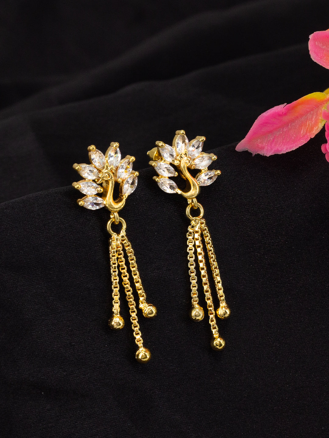 Peacock AD Drop Earrings