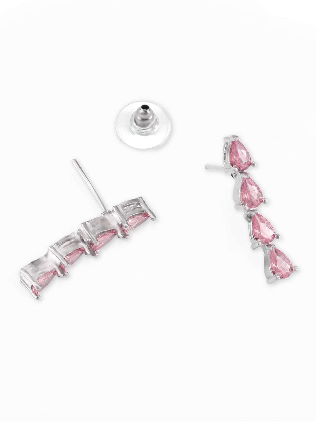 Pink AD Jewellery Set