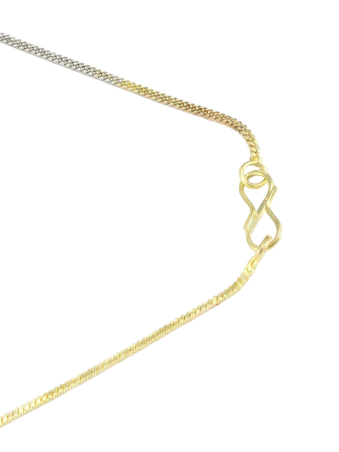 Set of 2 Gold Plated American Diamond Heart & Circular Shaped Pendant & Earring Set