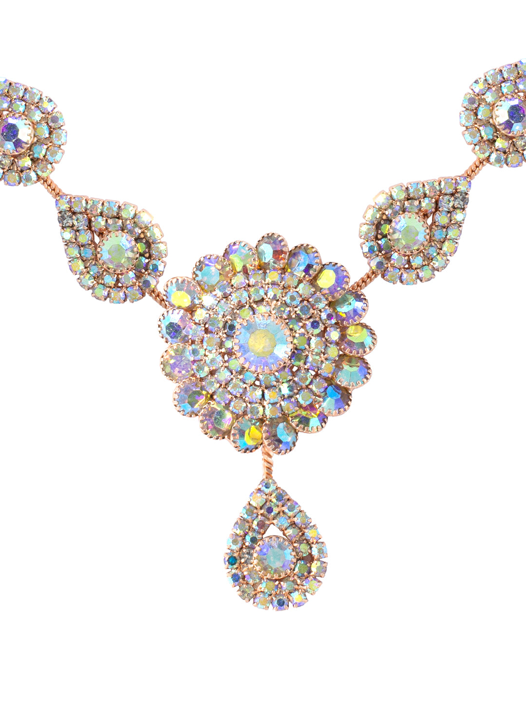 Floral Teardrop Jewellery Set