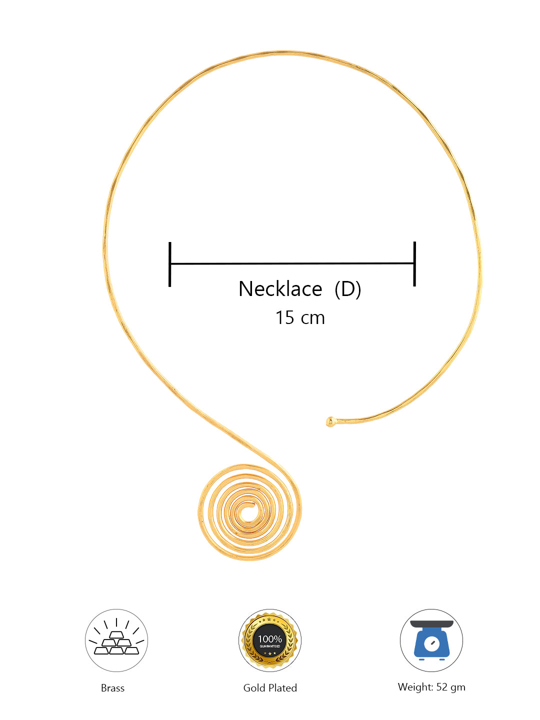 Spiral Hasli Necklace