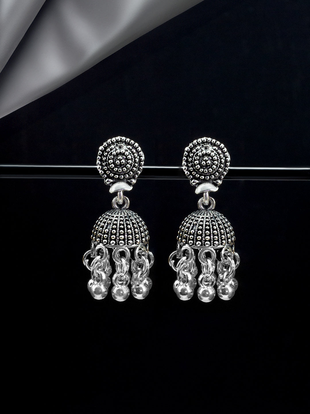 Pack of Six Small Jhumki & Drop Earrings