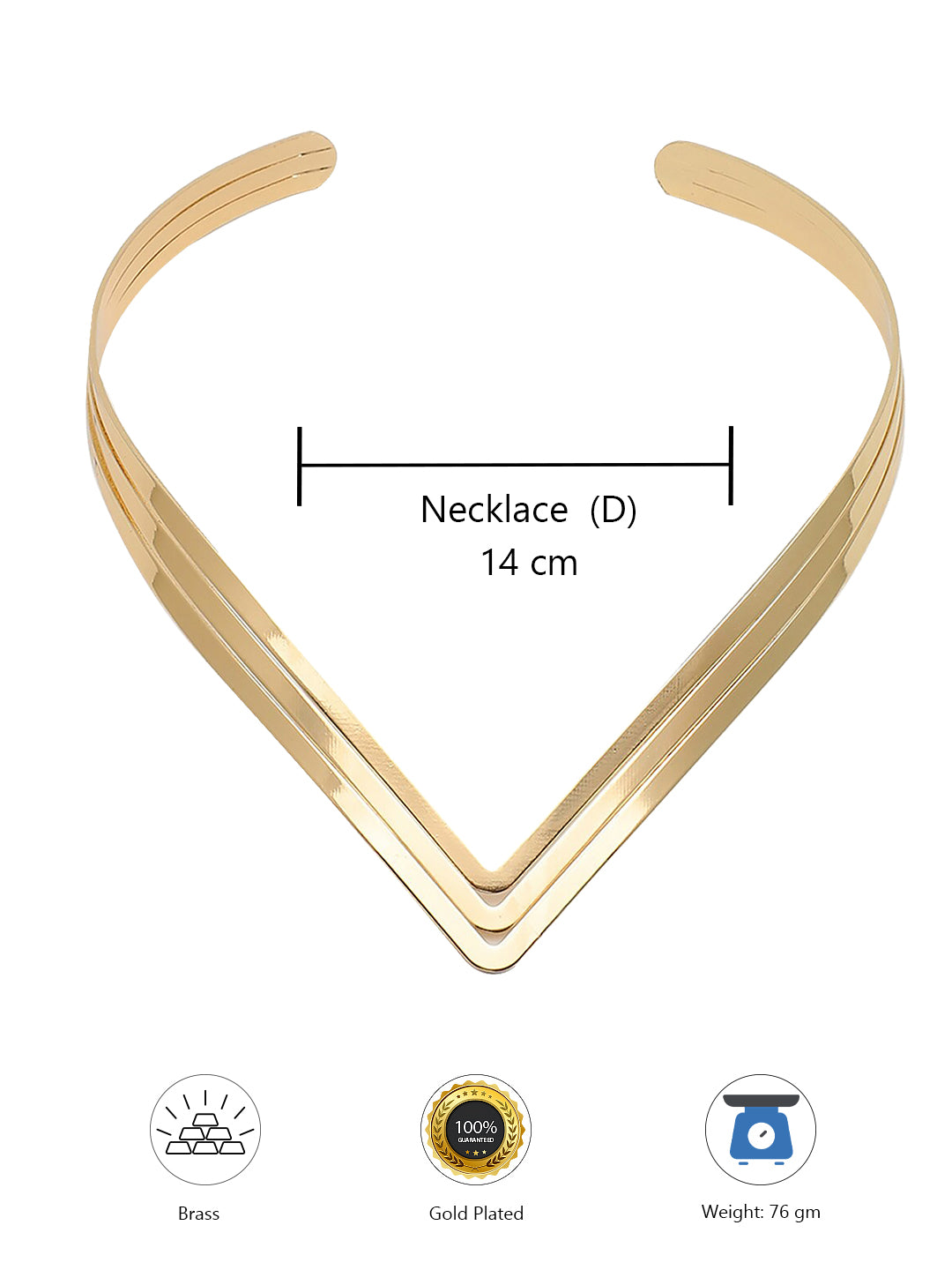 V-Shaped Hasli Necklace