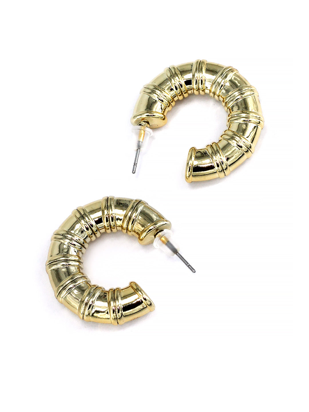 Chunky Half Hoop Earrings