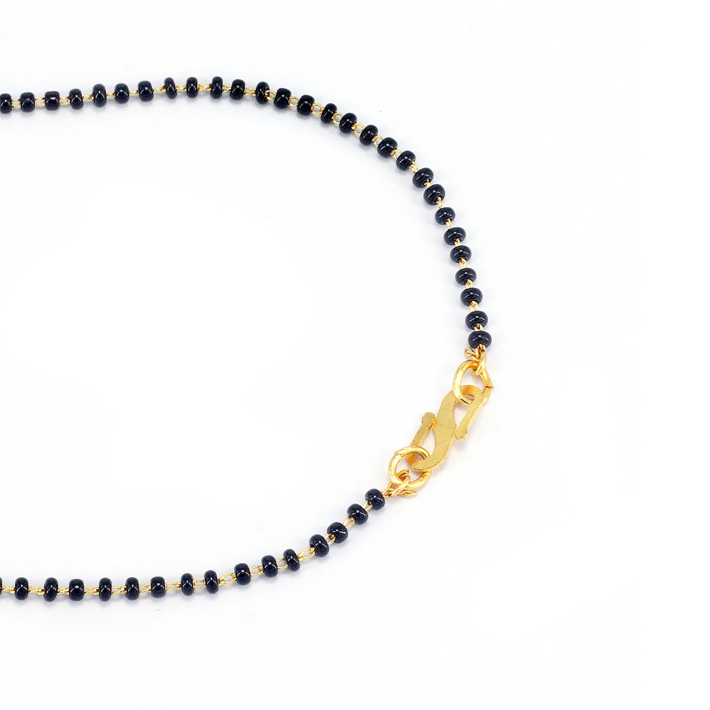 Gold Plated Red & Green AD Mangalsutra For Women