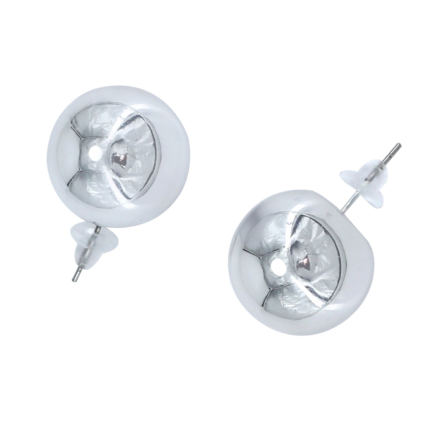 Metallic Stud Earrings