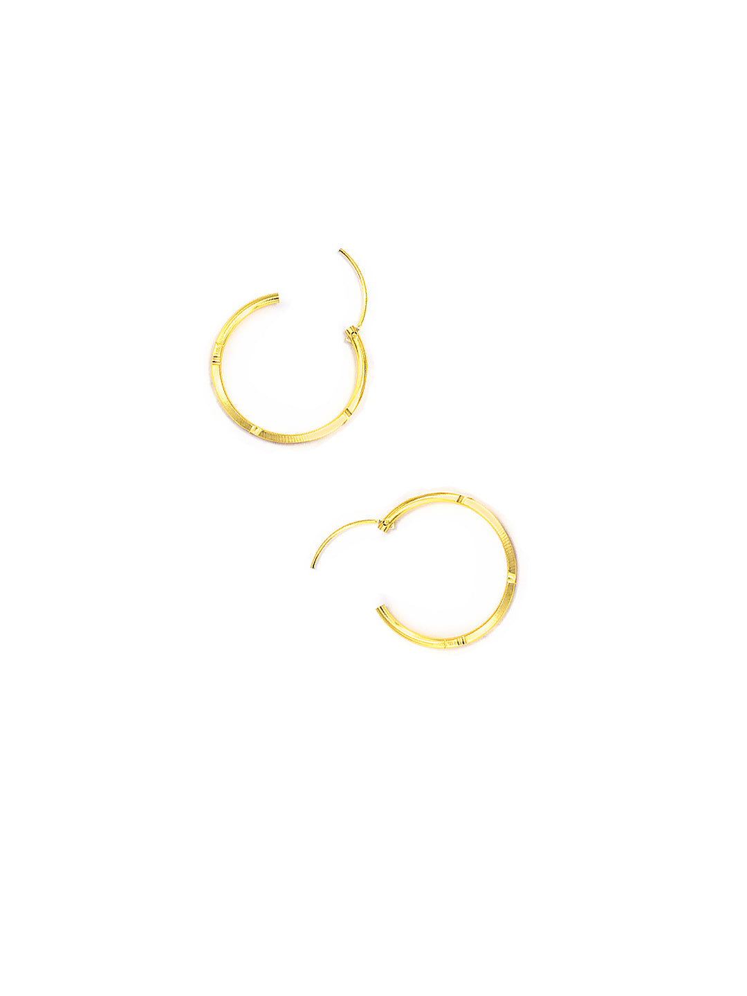 Gold Plated Hoop Earrings