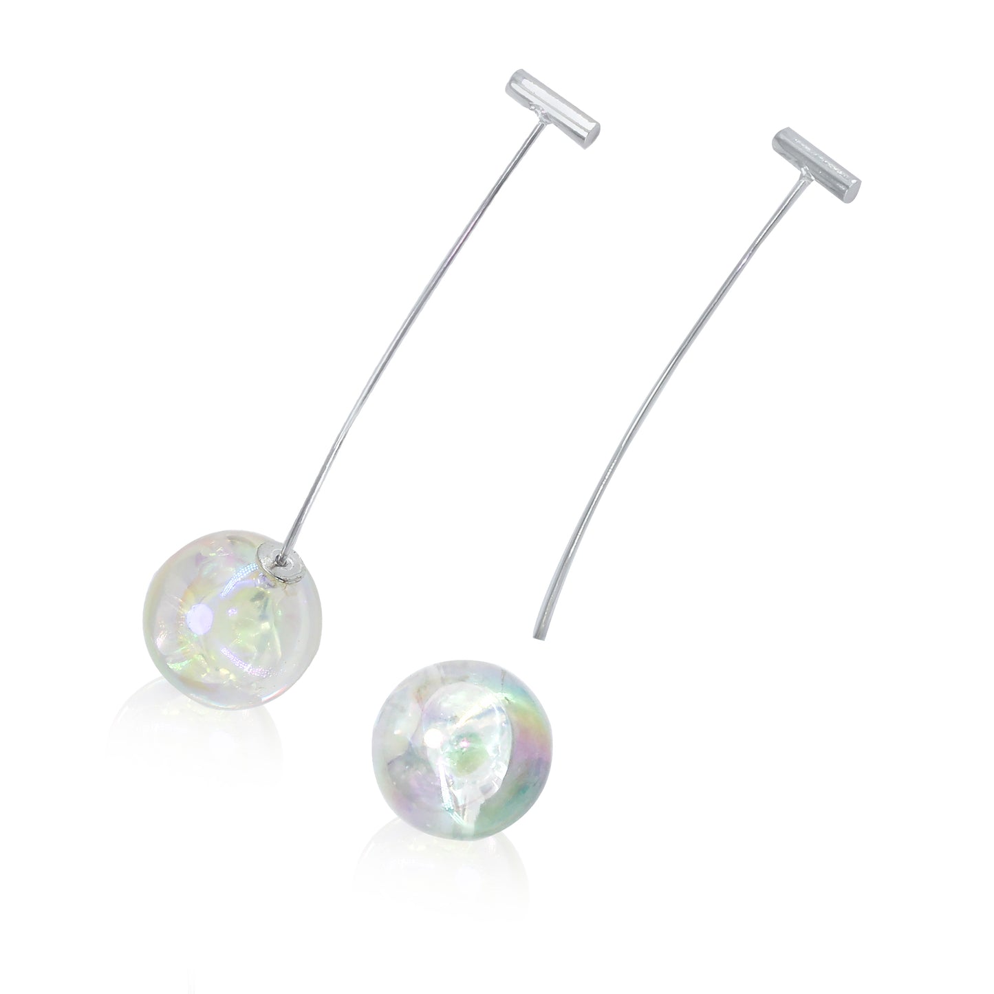 Bubble Cherry Drop Earrings