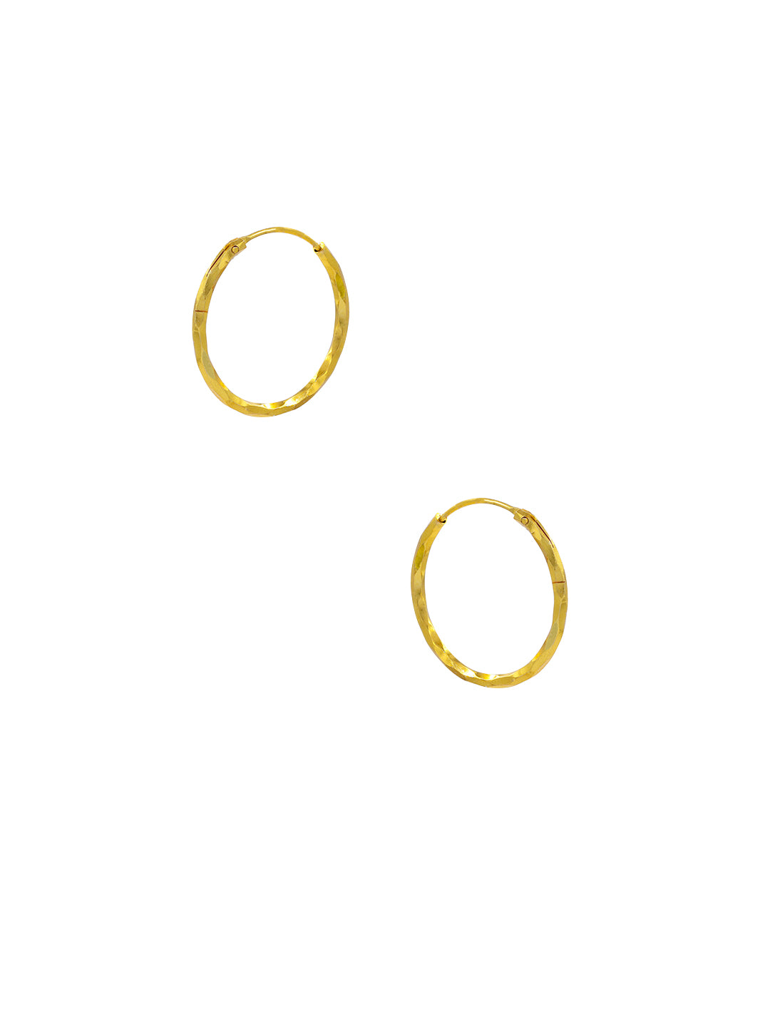 Gold Plated Hoop Earrings