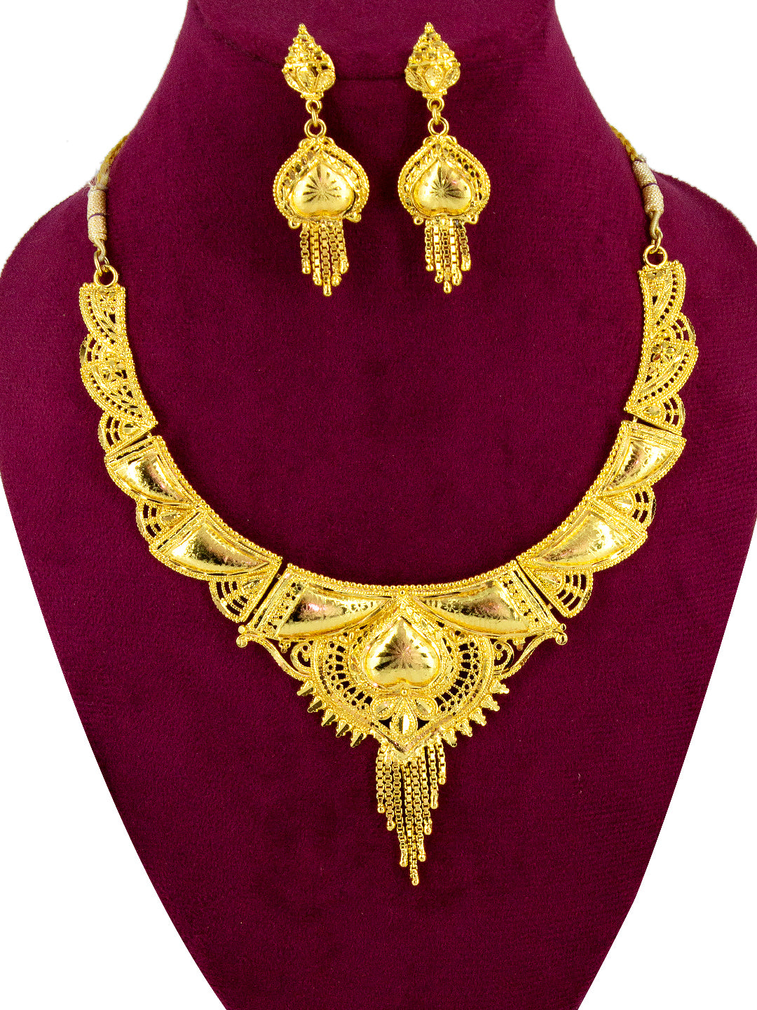 Traditional Gold-Plated Jewellery Set