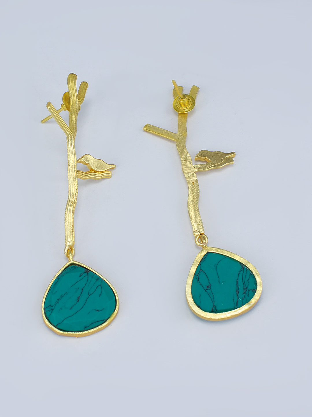 Trendy Golden Bird Earrings