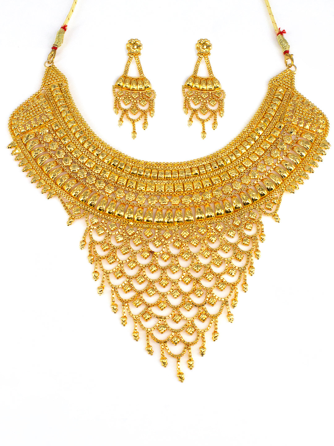 Traditional Gold-Plated Bridal Jewellery Set