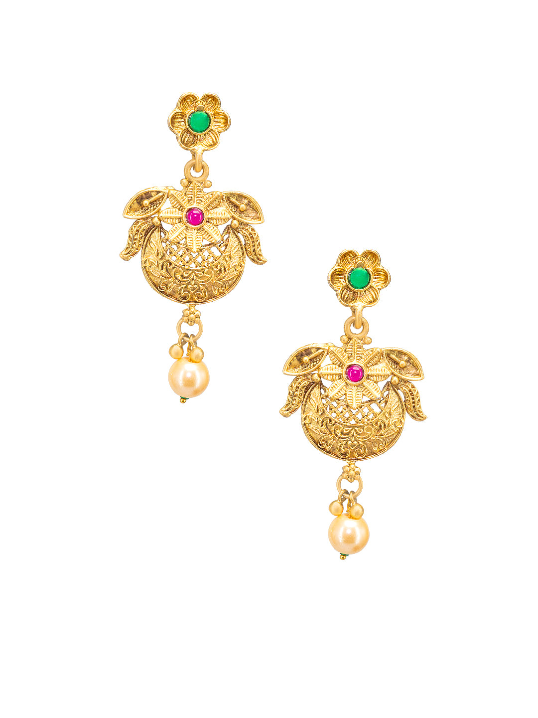 Kundan Temple Bridal Jewellery Set
