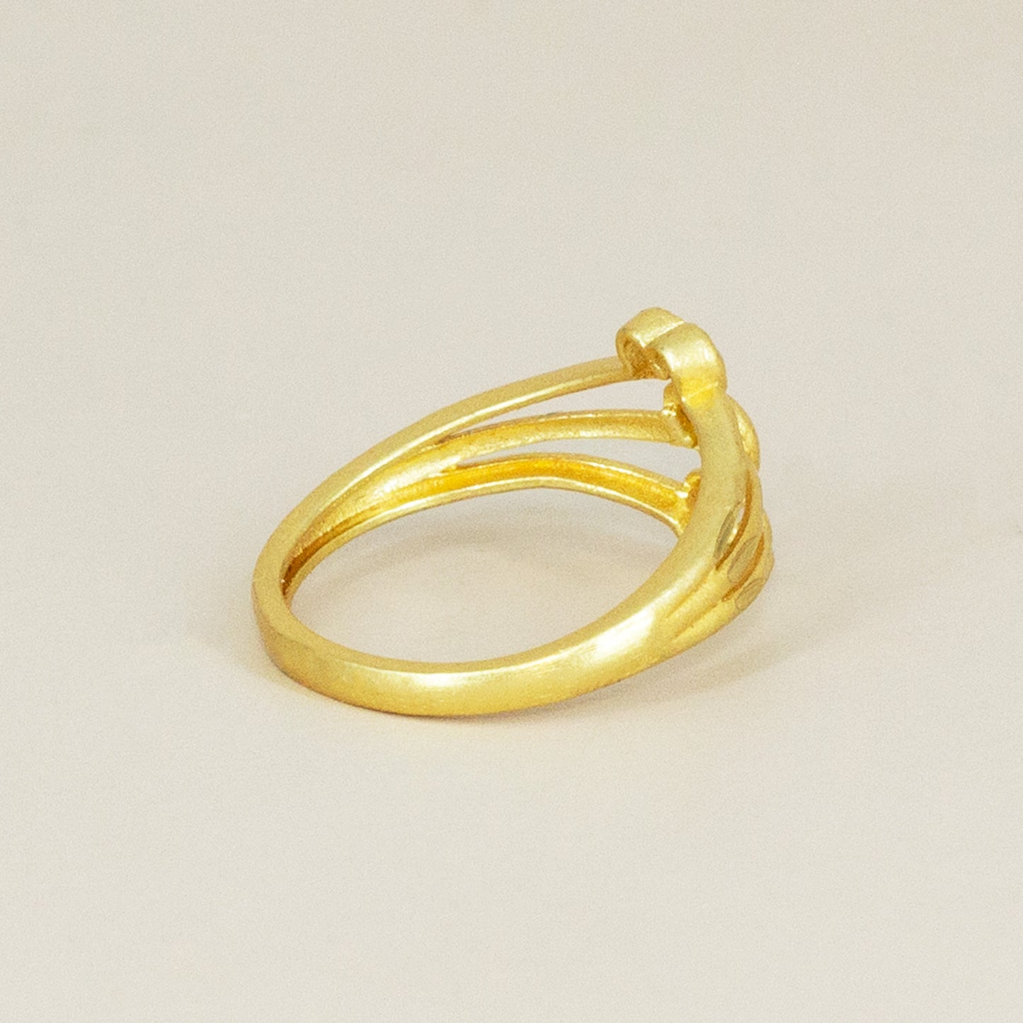 Gold Plated Anti Tarnish Finger Ring for Women