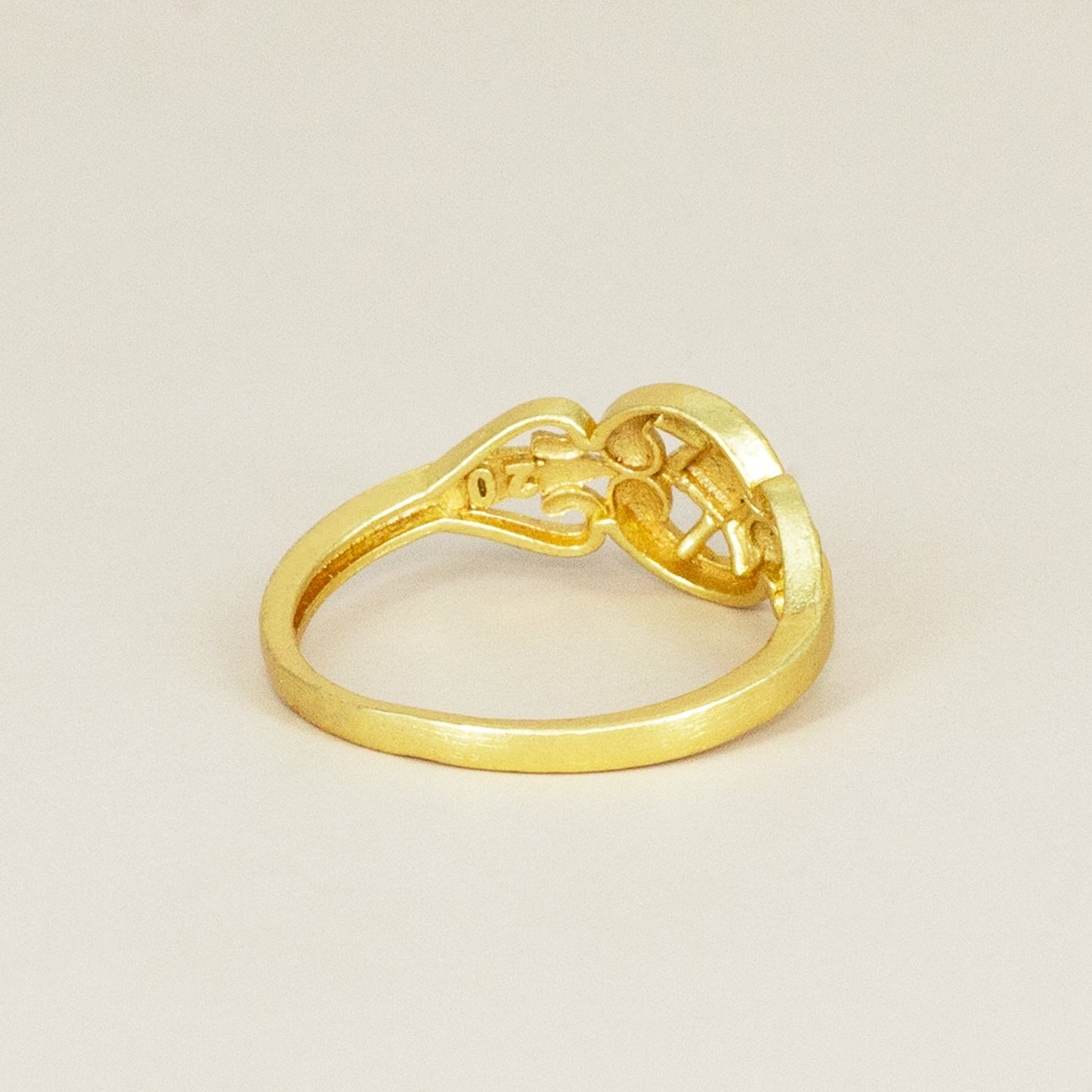 Gold Plated Anti Tarnish Finger Ring for Women