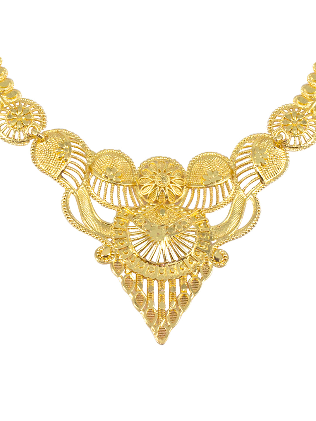 Gold-Plated Traditional Bridal Jewellery Set
