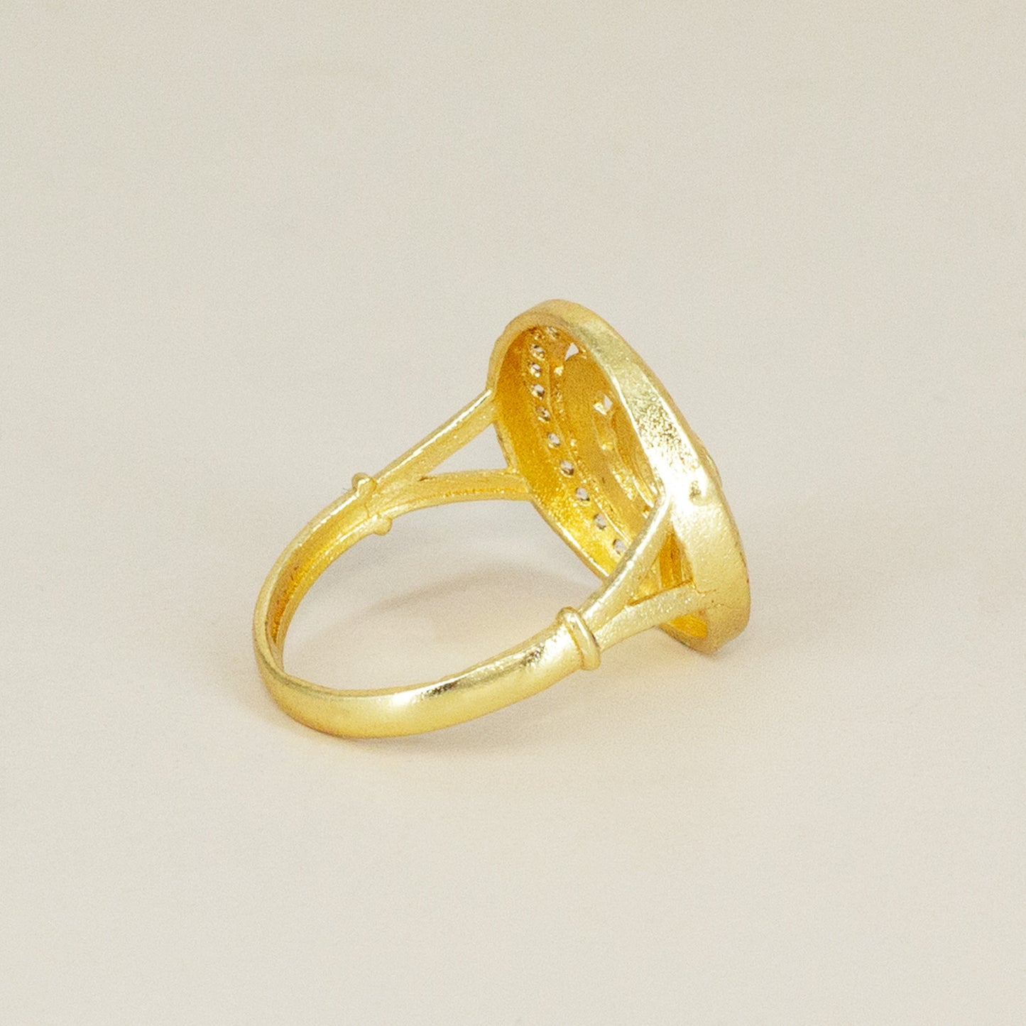 Gold Plated Anti Tarnish Finger Ring for Women