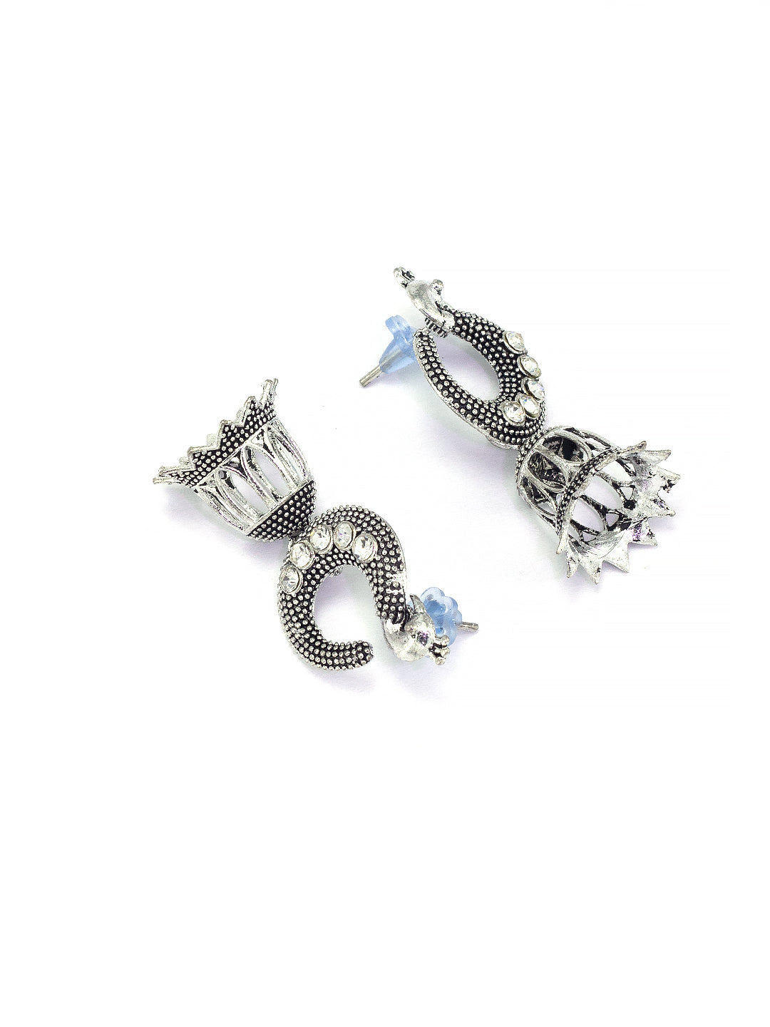 Peacock Jhumki Earrings