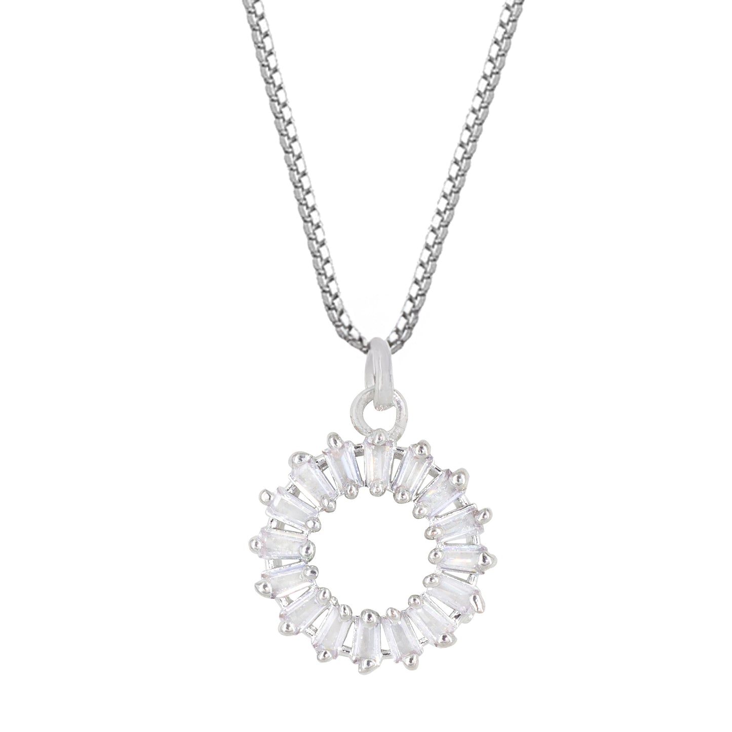 Set of 2 AD-Studded Minimal Pendant Set