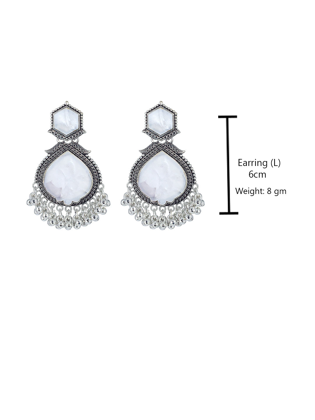 Textured Teardrop Earrings