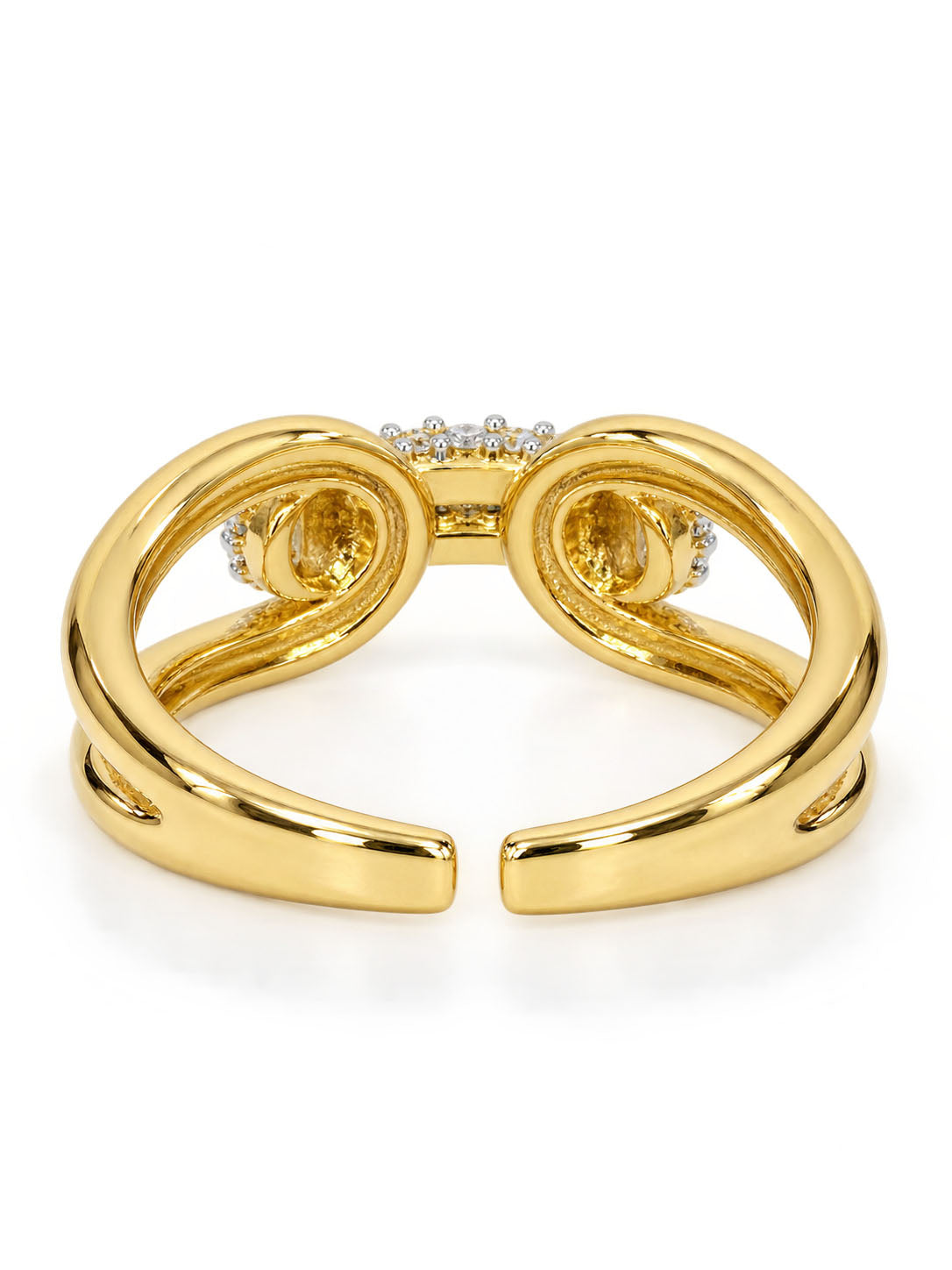 Gold Plated AD Finger Ring for Women