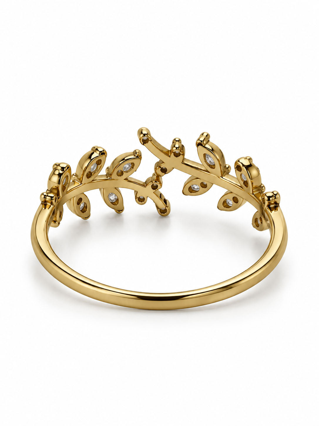 22K Gold Plated AD Finger Ring for Women