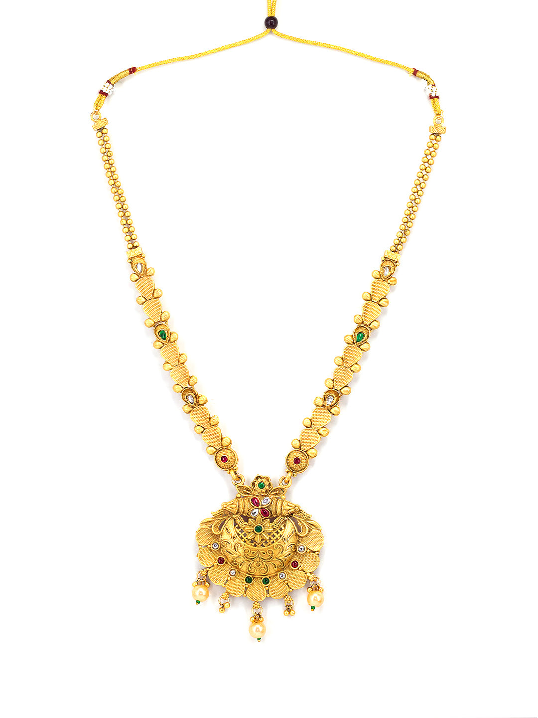 Kundan Temple Bridal Jewellery Set