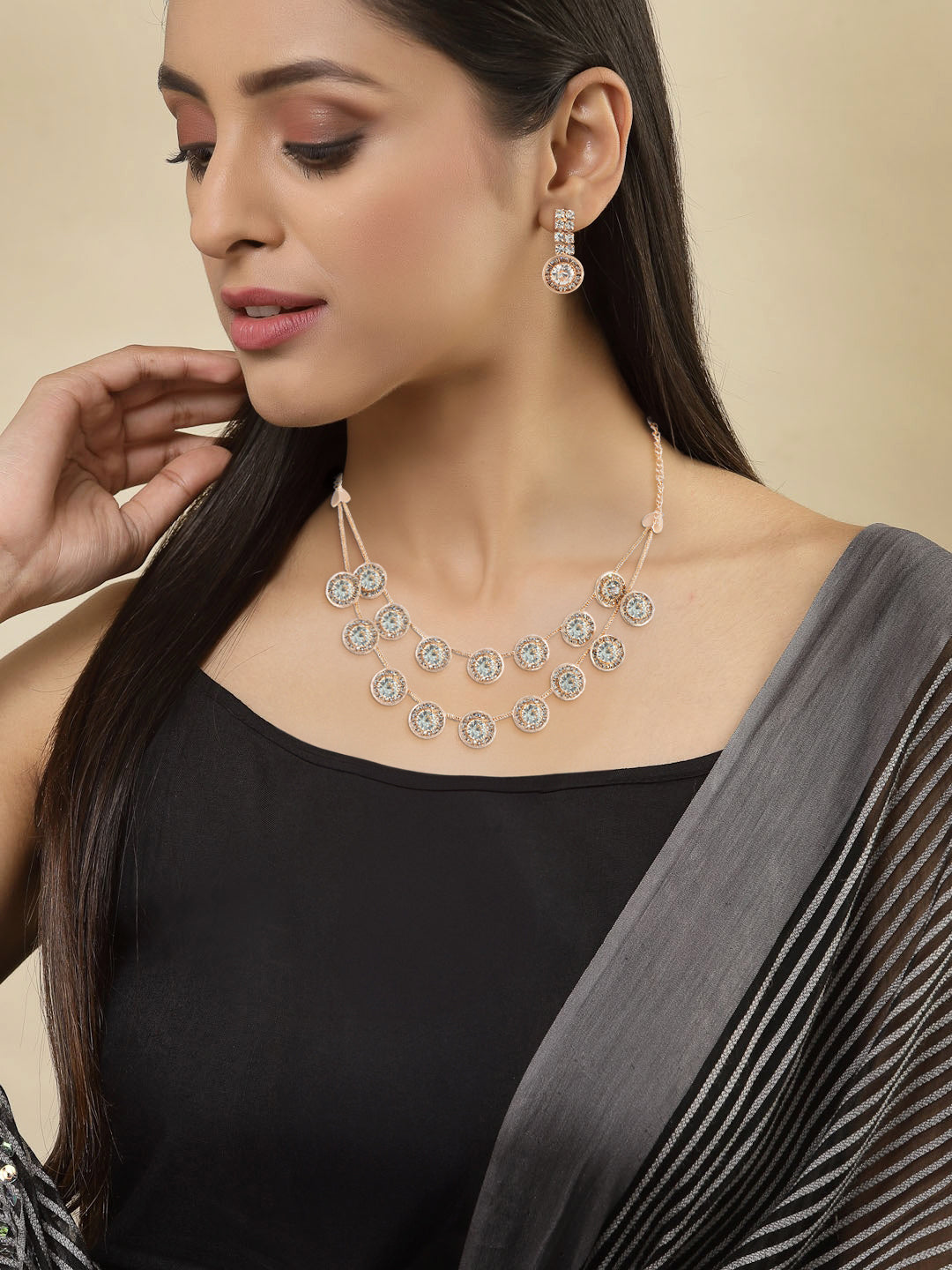 Double Layered Jewellery Set