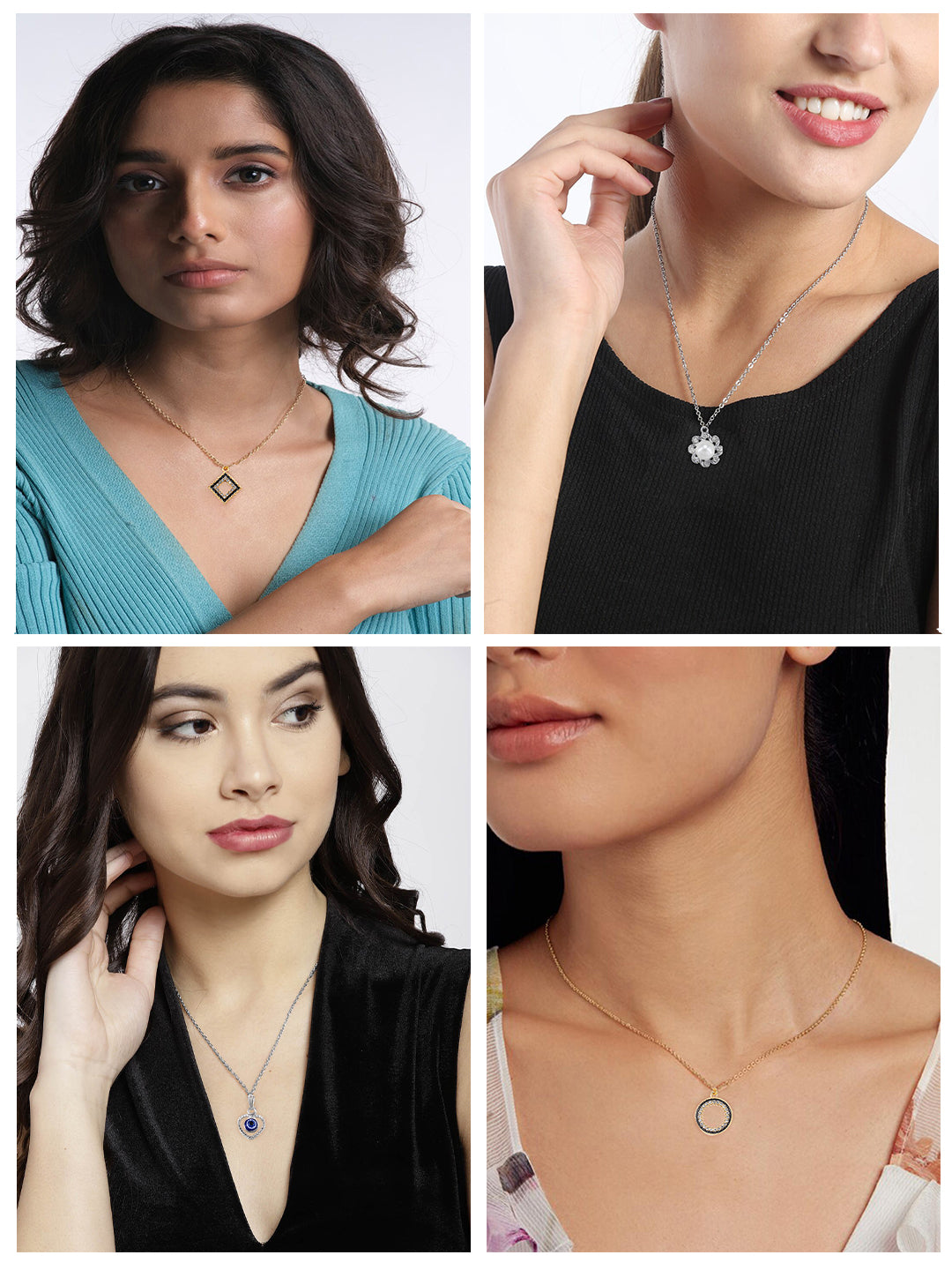 Pack of 4 Pendant & Earrings Set Gift