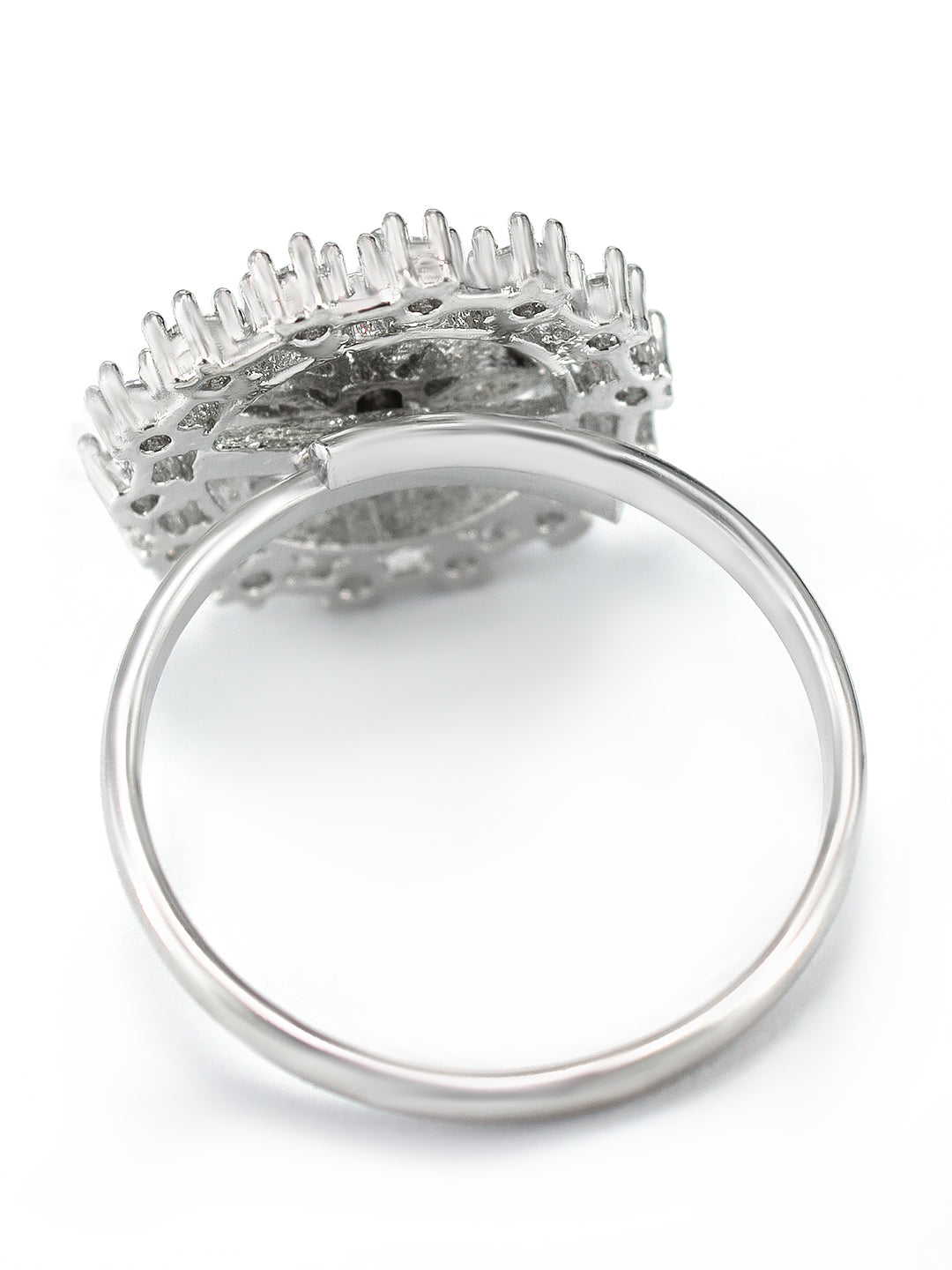 Floral AD Adjustable Ring