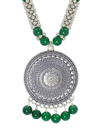 Long Beaded Tibetan Style Jewellery Set